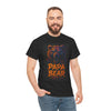 Papa Bear Unisex Heavy Cotton Tee - Gift for Dads, Father's Day, Casual Wear, Family Gatherings, Animal Lovers