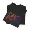 Papa Bear Unisex Heavy Cotton Tee - Gift for Dads, Father's Day, Casual Wear, Family Gatherings, Animal Lovers