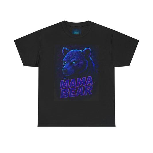 Bold Mama Bear Tee | Unisex Heavy Cotton T-Shirt | Perfect Gift for Moms | Casual Wear, Animal Lover Apparel, Family Gatherings