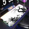 Japanese Cherry Blossom Large RGB Mouse Pad HD Gaming Mousepads XXL Keyboard Mice Pads Non-Slip Rubber Office PC Laptop Carpet