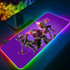 RGB Pc Gamer Keyboard Mouse Pad-for-Popular-Games-F-Fortnites-Mousepad LED Glowing Mouse Mats Rubber Gaming Computer Mausepad