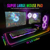 Fortnite-E LED Desk Mat Pc Gaming Accessories Large Mouse Pad Computer Gamer Keyboard Mat Gamer Deskmat