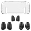 PC Hard Protective Case For Nintendo Switch 2 with Replaceable Ergonomic Grip Crystal Dockable Split Shell for Switch2 Accessori