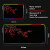 Japanese Cherry Blossom Large RGB Mouse Pad HD Gaming Mousepads XXL Keyboard Mice Pads Non-Slip Rubber Office PC Laptop Carpet