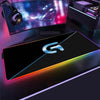 Logitech RGB Mouse Pad Gaming Accessories Mousepad Gamer PC XXL Computer Varmilo Keyboard Genshin Impact Cherry LED Desk Mat
