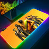 RGB Pc Gamer Keyboard Mouse Pad-for-Popular-Games-F-Fortnites-Mousepad LED Glowing Mouse Mats Rubber Gaming Computer Mausepad