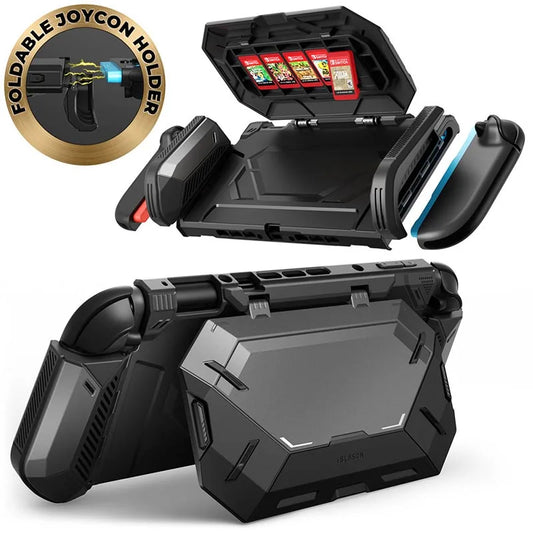 Nintendo Switch 2 Case 2025 I-BLASON Dockable JoyCon Holder Comfortable Grip Uni-Body Protective Bumper Cover for Switch 2