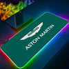 Aston Martin F1 logo Mouse Pad Xxl Laptop music Mat Gaming Rgb Mousepad Backlit Keyboard Gamer Girl Table Pads Deskpad