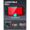 Nintendo Switch 2 Case 2025 MUMBA Titan Series Dockable Ergonomic Switch 2 Grip Protective Cover Holds 5 Game Cards