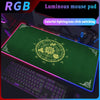 Gaming Table Rgb Z-Zelda Mouse Pad Deskmat Gamer Keyboard Accessories Pc Complete Rug Office Xxl Company Mat LED Light Mouse pad
