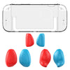 PC Hard Protective Case For Nintendo Switch 2 with Replaceable Ergonomic Grip Crystal Dockable Split Shell for Switch2 Accessori
