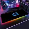 Logitech RGB Mouse Pad Gaming Accessories Mousepad Gamer PC XXL Computer Varmilo Keyboard Genshin Impact Cherry LED Desk Mat
