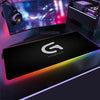 Logitech RGB Mouse Pad Gaming Accessories Mousepad Gamer PC XXL Computer Varmilo Keyboard Genshin Impact Cherry LED Desk Mat