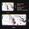 Japanese Cherry Blossom Large RGB Mouse Pad HD Gaming Mousepads XXL Keyboard Mice Pads Non-Slip Rubber Office PC Laptop Carpet
