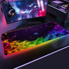 Logitech RGB Mouse Pad Gaming Accessories Mousepad Gamer PC XXL Computer Varmilo Keyboard Genshin Impact Cherry LED Desk Mat