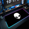 XXL Large PC Gamer Keyboard Desk Mat 900x400 RGB Alienware Gaming Mouse Pad LED Computer Accessories Tapis De Souris Mousepads