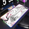 Japanese Cherry Blossom Large RGB Mouse Pad HD Gaming Mousepads XXL Keyboard Mice Pads Non-Slip Rubber Office PC Laptop Carpet