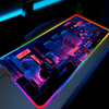 Asus Rgb Gaming Mause Gamer Rug Pc Xxl Large Game Keyboard Carpet Backlight Mousepad