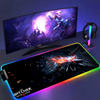 The W-Witchers LED Mousepad Large Mouse Pad Computer Gamer Keyboard Mat Gamer Xxl Deskmat