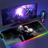 The W-Witchers LED Mousepad Large Mouse Pad Computer Gamer Keyboard Mat Gamer Xxl Deskmat