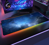 Space Large RGB Mouse Pad Gaming Mousepad LED Mouse Mat Gamer Mousemats Table Pads PC Desk Mat RGB Keyboard Mat XXL 90x40cm