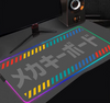 Black And White Line 90x40cm RGB Gaming Mouse Pad Large Gamer Big Mouse Mat Computer Gaming Keyboard Desk LED Backlit Mousepad
