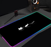 Black And White Line 90x40cm RGB Gaming Mouse Pad Large Gamer Big Mouse Mat Computer Gaming Keyboard Desk LED Backlit Mousepad