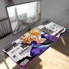 Dragons Balls Z Goku RGB Mousepad Computer Gam Xxl Keyboard  LED Glowing Mousepad Rug