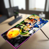 Dragons Balls Z Goku RGB Mousepad Computer Gam Xxl Keyboard  LED Glowing Mousepad Rug