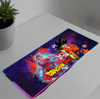 Dragons Balls Z Goku RGB Mousepad Computer Gam Xxl Keyboard  LED Glowing Mousepad Rug