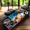 Dragons Balls Z Goku RGB Mousepad Computer Gam Xxl Keyboard  LED Glowing Mousepad Rug