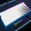 Geometry Large RGB Gamer Mousepad 40x90cm Mouse Mat Gaming Mousepads LED Keyboard Mats Luminous Desk Pads Mouse Pad For PC