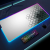 Geometry Large RGB Gamer Mousepad 40x90cm Mouse Mat Gaming Mousepads LED Keyboard Mats Luminous Desk Pads Mouse Pad For PC