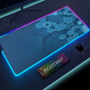 Geometry Large RGB Gamer Mousepad 40x90cm Mouse Mat Gaming Mousepads LED Keyboard Mats Luminous Desk Pads Mouse Pad For PC