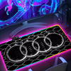 RS-A-Audi Logo  Mouse Pad RGB Keyboard Cover Desk-mat Colorful Surface Waterproof Multi-size World Computer GamerMause pads Cute