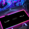 RS-A-Audi Logo  Mouse Pad RGB Keyboard Cover Desk-mat Colorful Surface Waterproof Multi-size World Computer GamerMause pads Cute