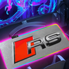 RS-A-Audi Logo  Mouse Pad RGB Keyboard Cover Desk-mat Colorful Surface Waterproof Multi-size World Computer GamerMause pads Cute