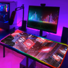 ROG RGB Mousepad Gamer Keyboard Mat LED Computer Mausepad Keyboards Accessories Gaming Desk Mat Mouse Carpet Xxl