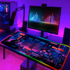 ROG RGB Mousepad Gamer Keyboard Mat LED Computer Mausepad Keyboards Accessories Gaming Desk Mat Mouse Carpet Xxl