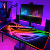 ROG RGB Mousepad Gamer Keyboard Mat LED Computer Mausepad Keyboards Accessories Gaming Desk Mat Mouse Carpet Xxl