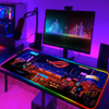 ROG RGB Mousepad Gamer Keyboard Mat LED Computer Mausepad Keyboards Accessories Gaming Desk Mat Mouse Carpet Xxl