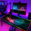 ROG RGB Mousepad Gamer Keyboard Mat LED Computer Mausepad Keyboards Accessories Gaming Desk Mat Mouse Carpet Xxl