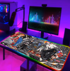 ROG RGB Mousepad Gamer Keyboard Mat LED Computer Mausepad Keyboards Accessories Gaming Desk Mat Mouse Carpet Xxl