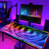 ROG RGB Mousepad Gamer Keyboard Mat LED Computer Mausepad Keyboards Accessories Gaming Desk Mat Mouse Carpet Xxl