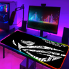 ROG RGB Mousepad Gamer Keyboard Mat LED Computer Mausepad Keyboards Accessories Gaming Desk Mat Mouse Carpet Xxl
