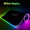RGB Mousepad White Large Gaming Mousepads Simple Lines Luminous Mouse Pads Big LED Mouse Mat PC Gamer Desk Pad Backlit Deskmats