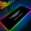 Aston Martin F1 logo Mouse Pad Xxl Laptop music Mat Gaming Rgb Mousepad Backlit Keyboard Gamer Girl Table Pads Deskpad