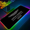 Aston Martin F1 logo Mouse Pad Xxl Laptop music Mat Gaming Rgb Mousepad Backlit Keyboard Gamer Girl Table Pads Deskpad