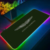 Aston Martin F1 logo Mouse Pad Xxl Laptop music Mat Gaming Rgb Mousepad Backlit Keyboard Gamer Girl Table Pads Deskpad