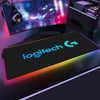 Logitech RGB Mouse Pad Gaming Accessories Mousepad Gamer PC XXL Computer Varmilo Keyboard Genshin Impact Cherry LED Desk Mat